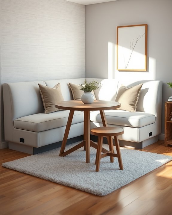 functional rustic dining nook