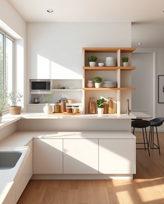 functional stylish kitchen storage