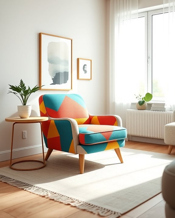 funky accent chair transformation