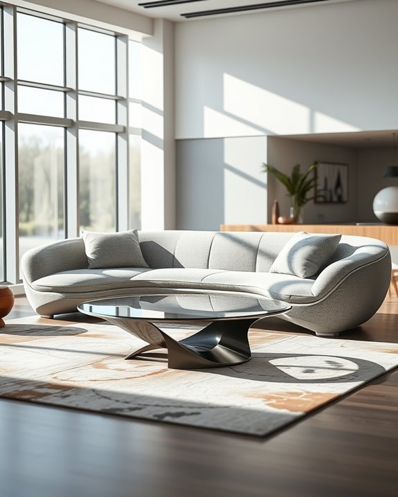 futuristic ergonomic modular sofas