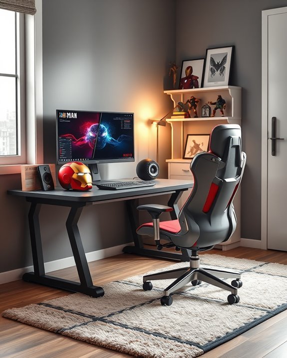 futuristic iron man setup