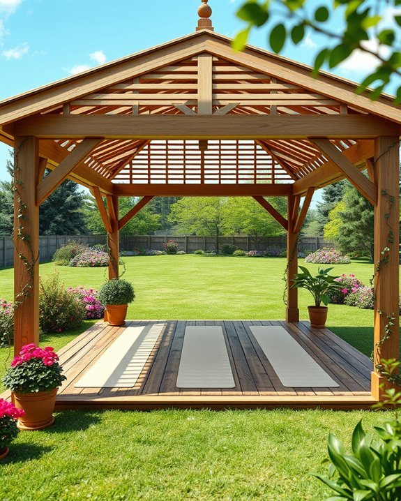 garden gazebo group classes