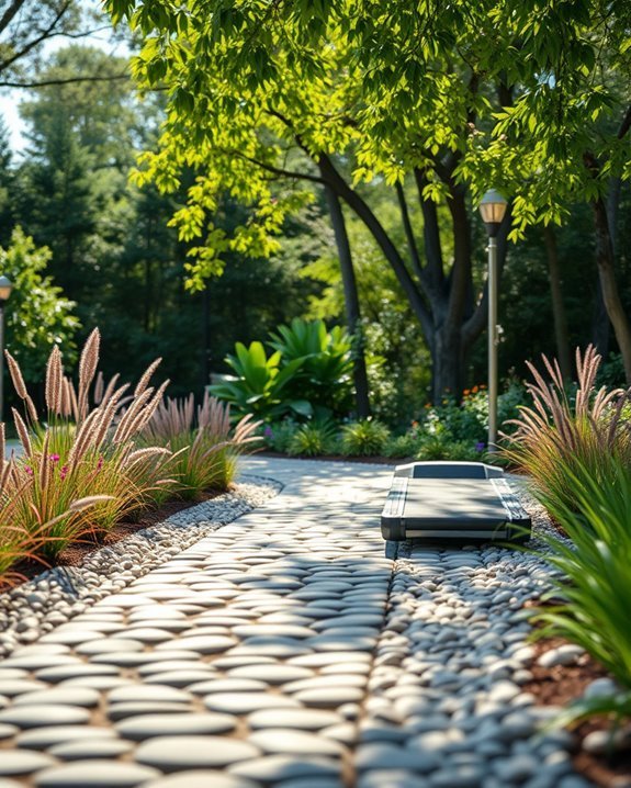 garden jogging path design