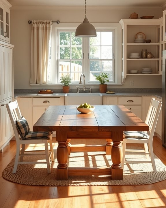 gather around farmhouse table