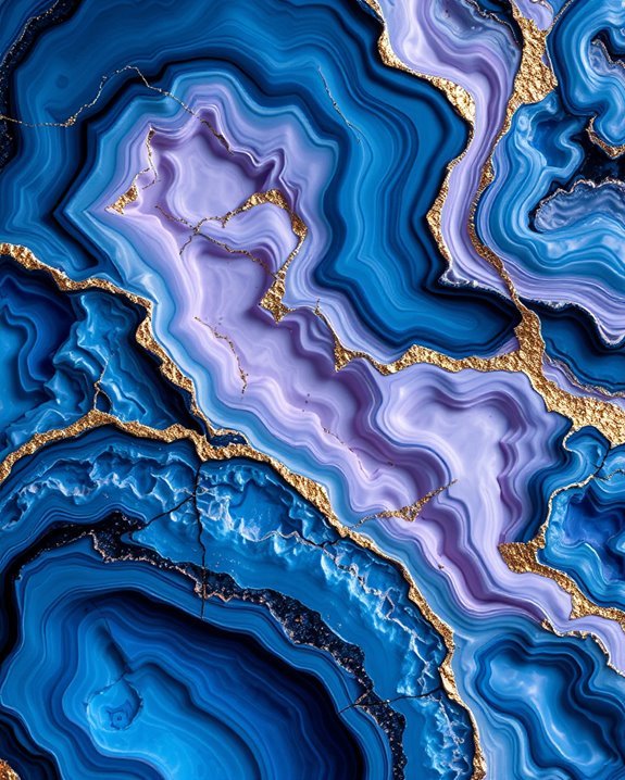 geode inspired vibrant wallpapers