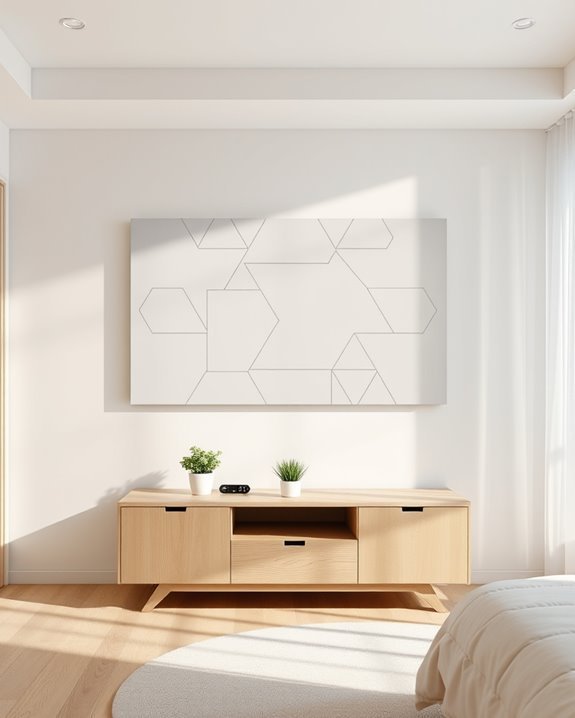 geometric modern tv designs