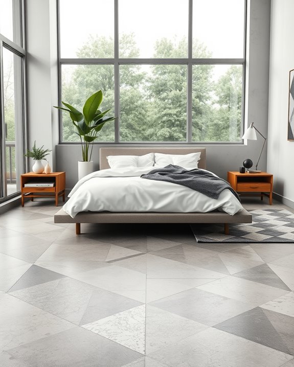 geometric patterns enhance concrete