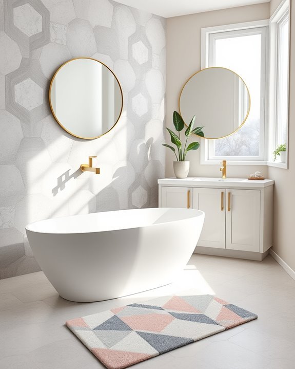 geometric patterns for bathrooms
