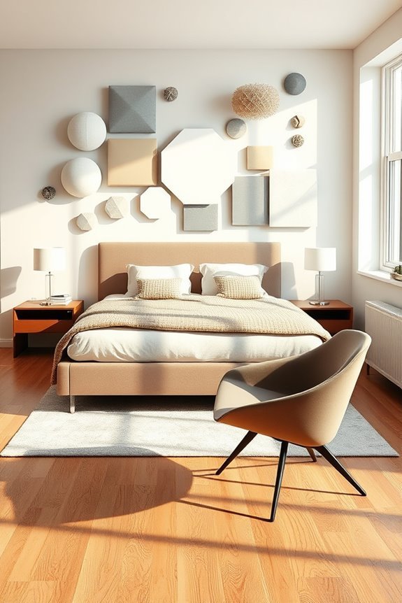 geometric wall art arrangements