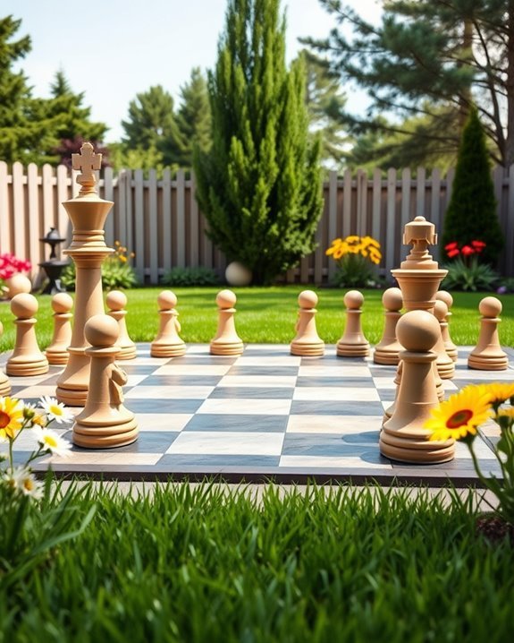 giant chess promotes strategic fun