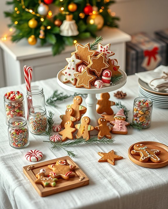 gingerbread decorating holiday fun