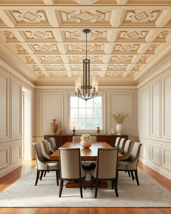 glamorous art deco ceiling