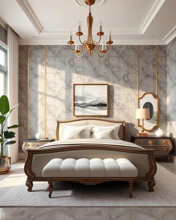 glamorous art deco concrete