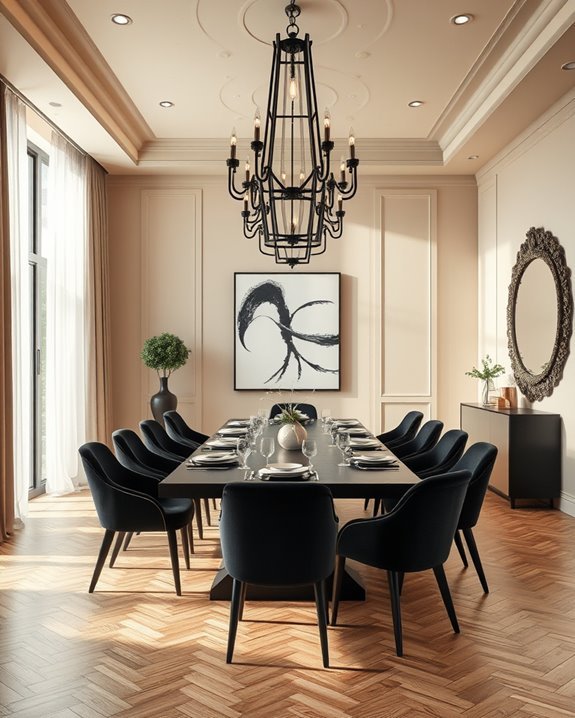 glamorous art deco lighting