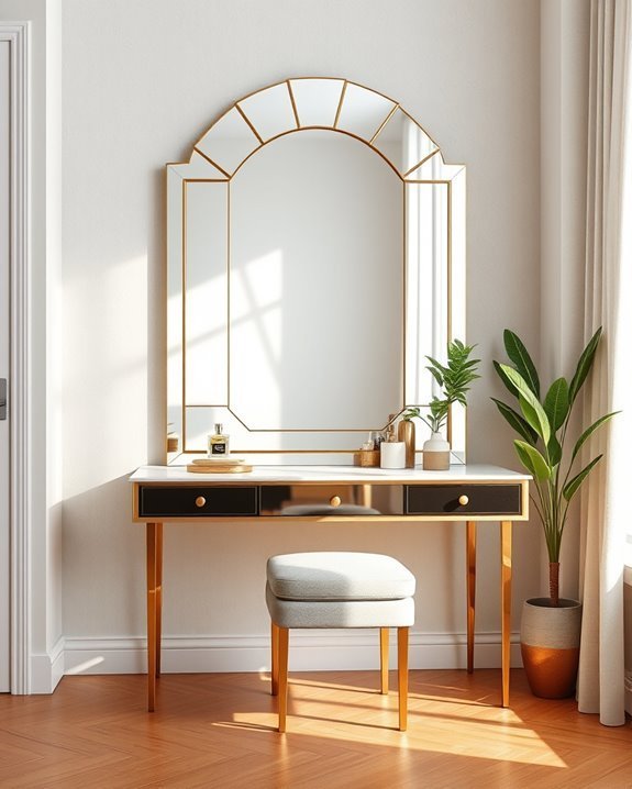 glamorous art deco mirrors