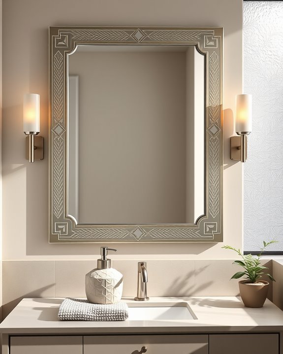 glamorous art deco mirrors