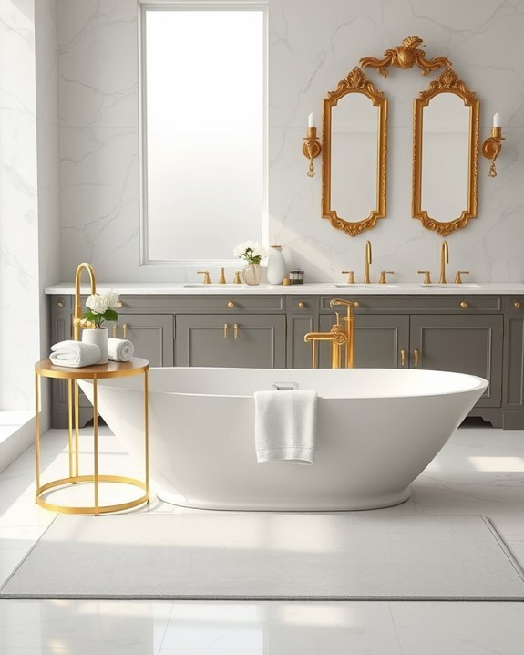 glamorous gold accent furniture