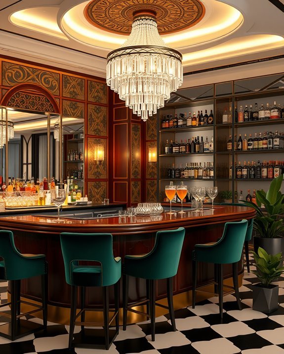 glamorous vintage cocktail experience