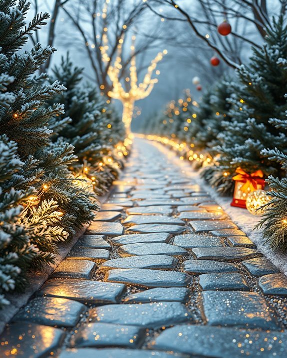 glittering stones for walkways