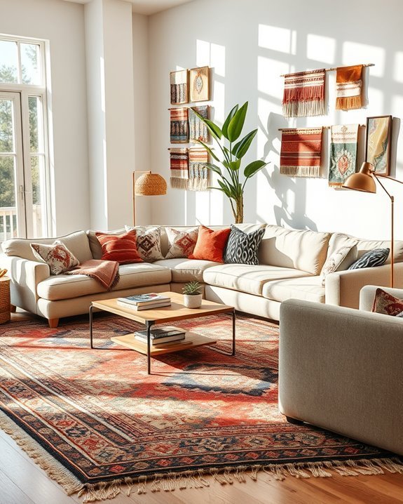global textiles enhance boho