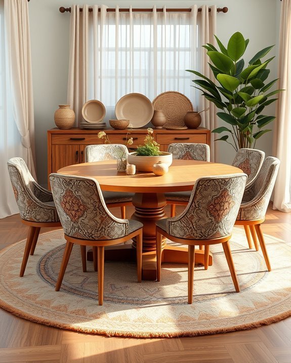 global textiles enhance dining