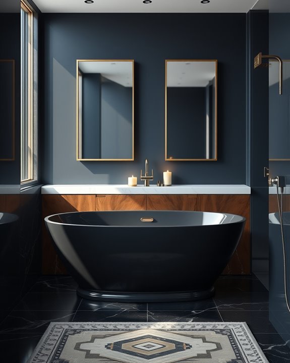 glossy finishes enhance elegance