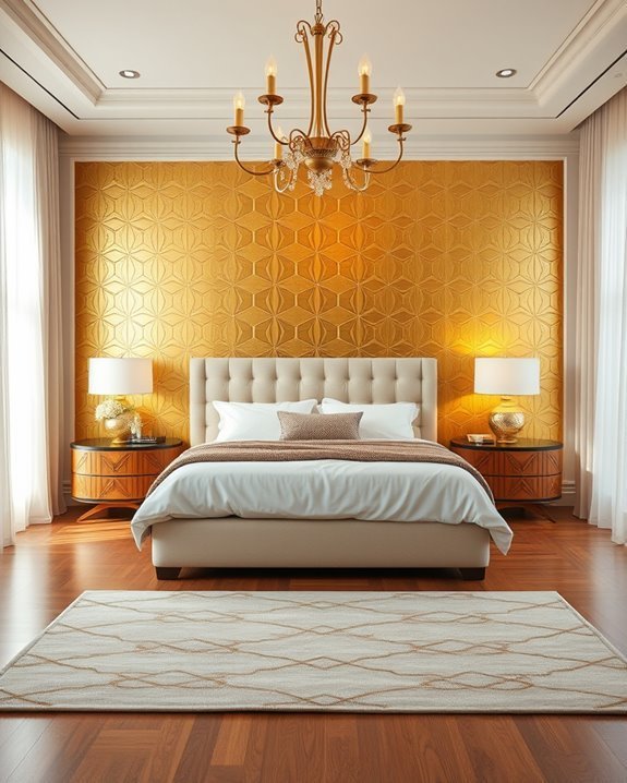 golden wall elegance achieved