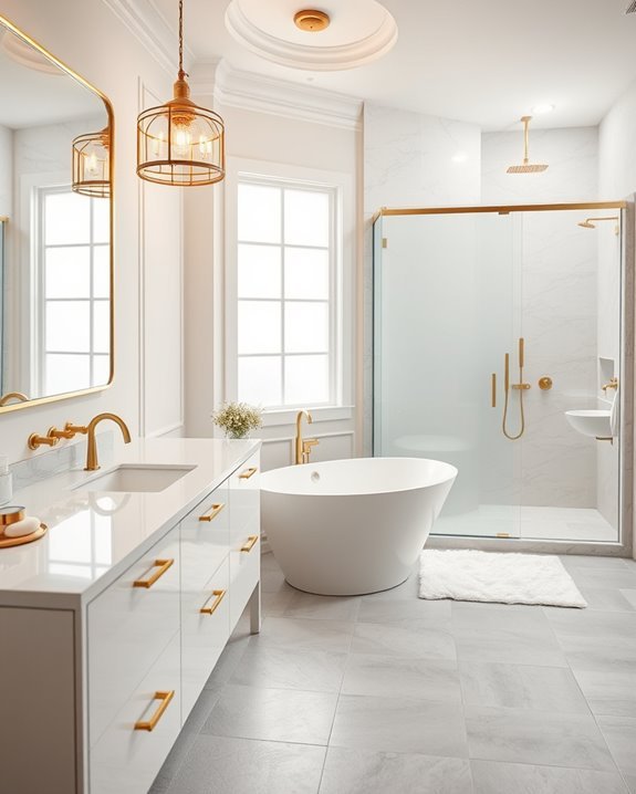 gorgeous gold light fixtures