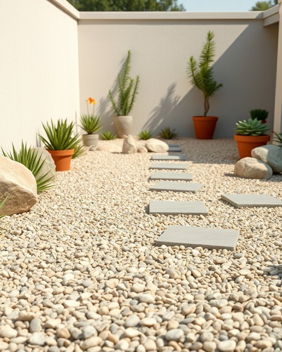 gravel and stone elegance