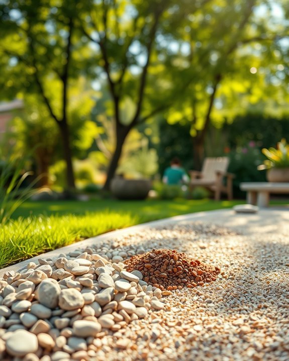 gravel selection for patios