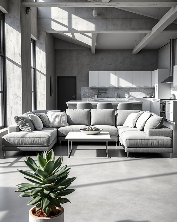 gray and white sophistication