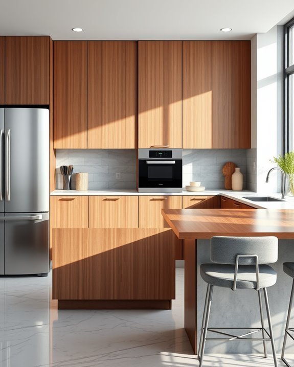 gray appliances enhance aesthetics