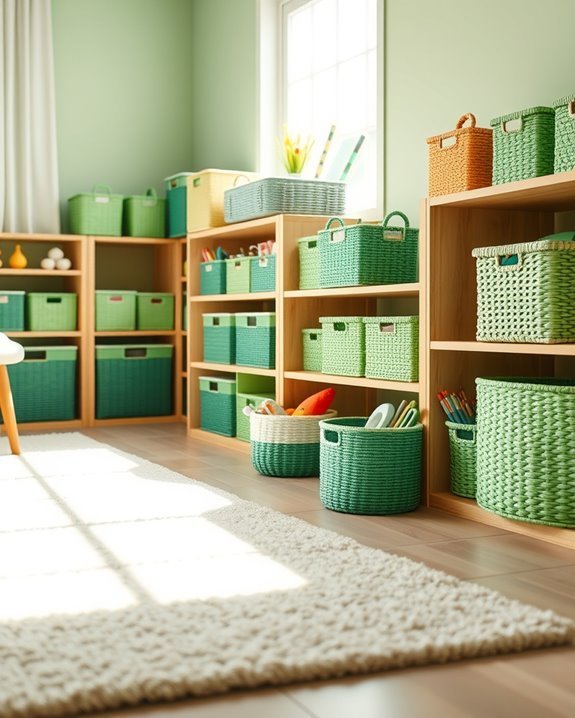green storage solutions for organization
