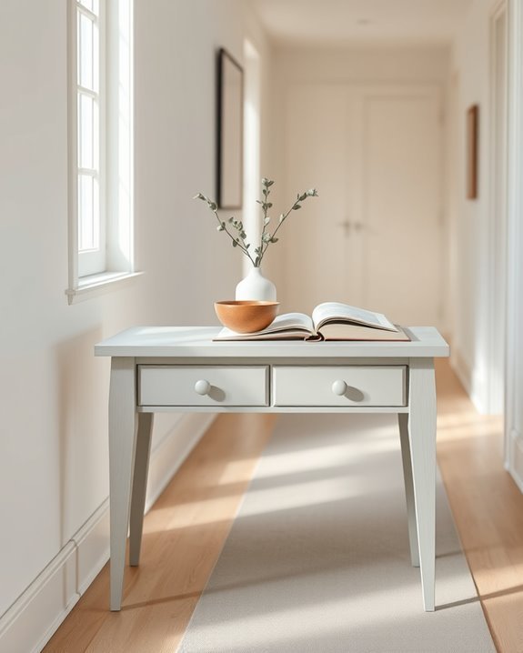 hallway table makeover ideas