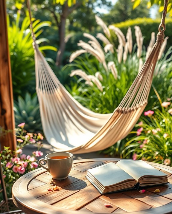 hammock installation for relaxation