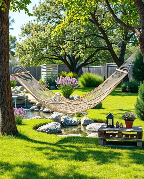 hammock oasis relaxation setup
