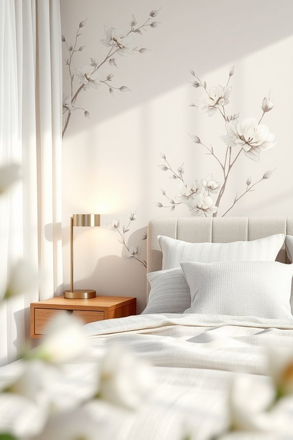 hand painted accent wall ideas