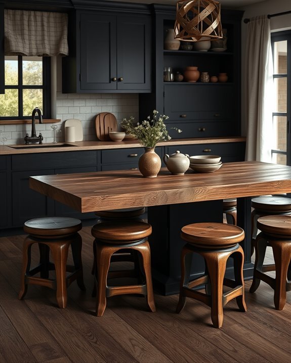handcrafted rustic kitchen charm