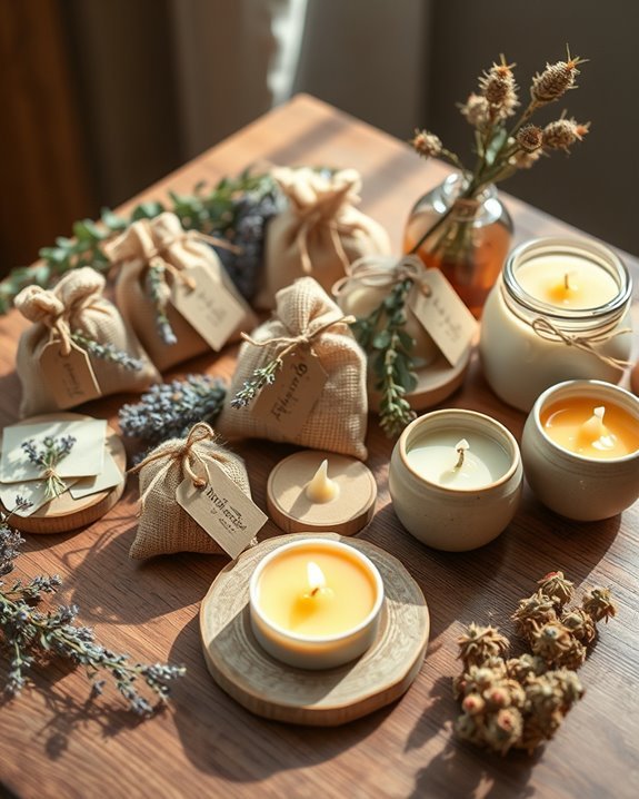 handmade boho baby favors