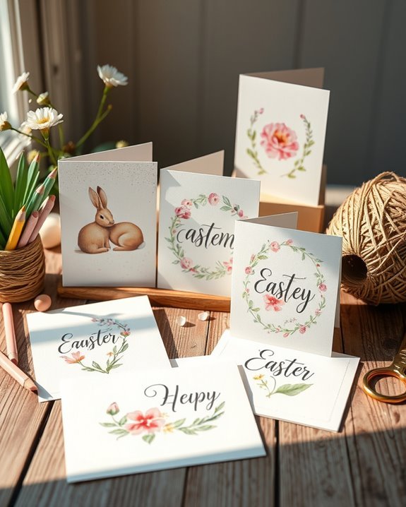 handmade easter card creativity
