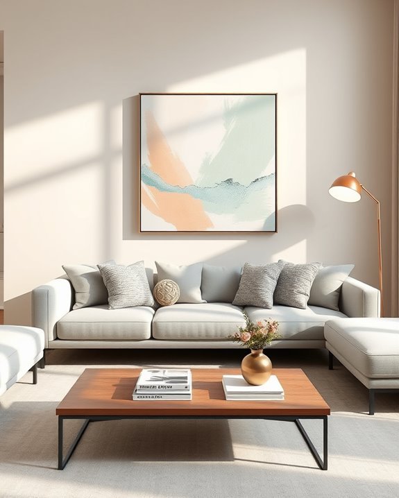 hang art at eye level