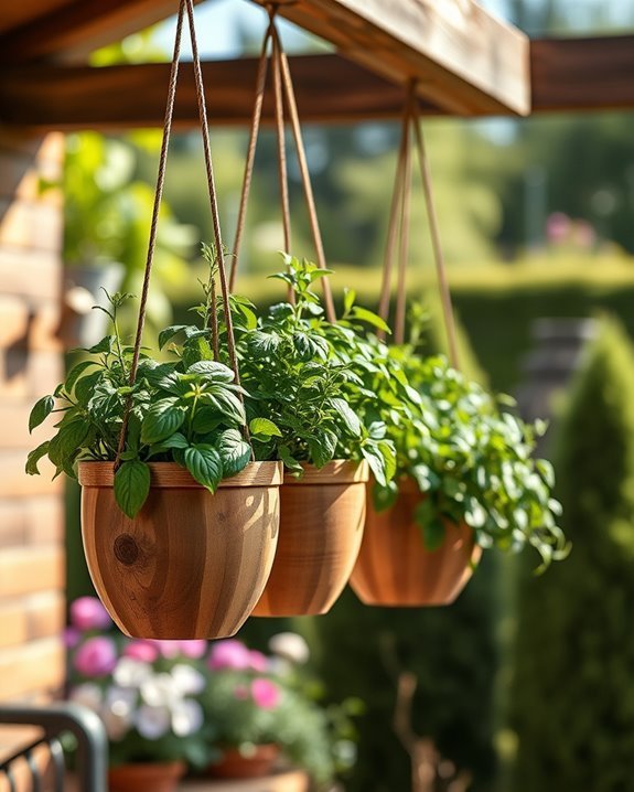 hanging herb garden benefits