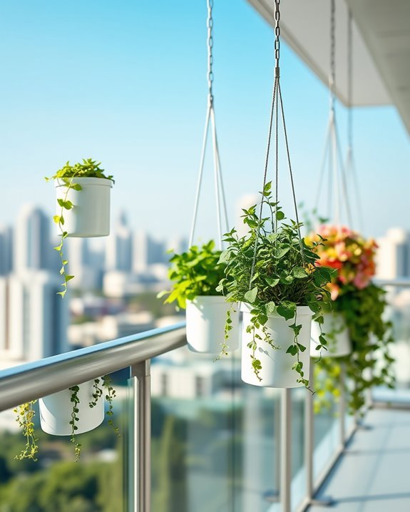hanging pvc pipe planters
