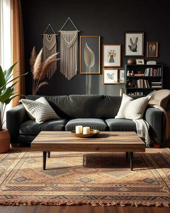harmonious boho decor elements
