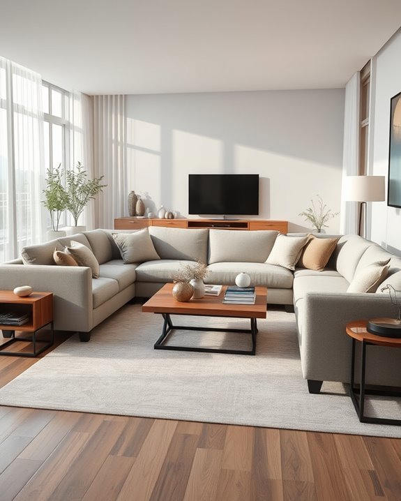 harmonious family gathering spaces