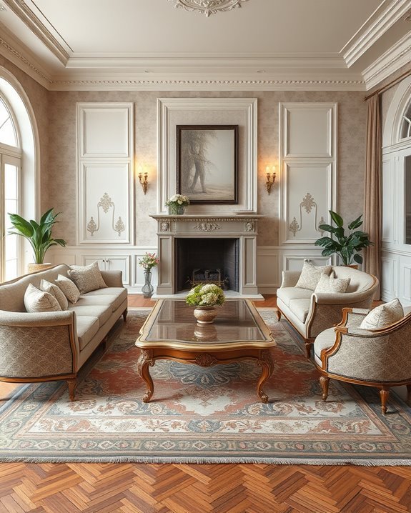 harmonious living room arrangement