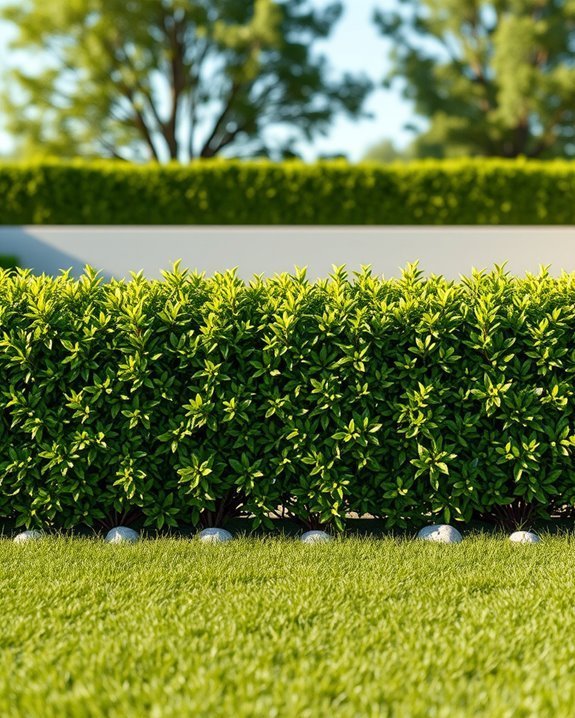 hedge fence for privacy