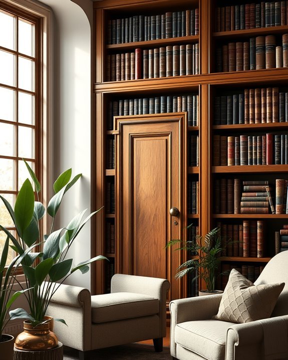hidden compartments for books