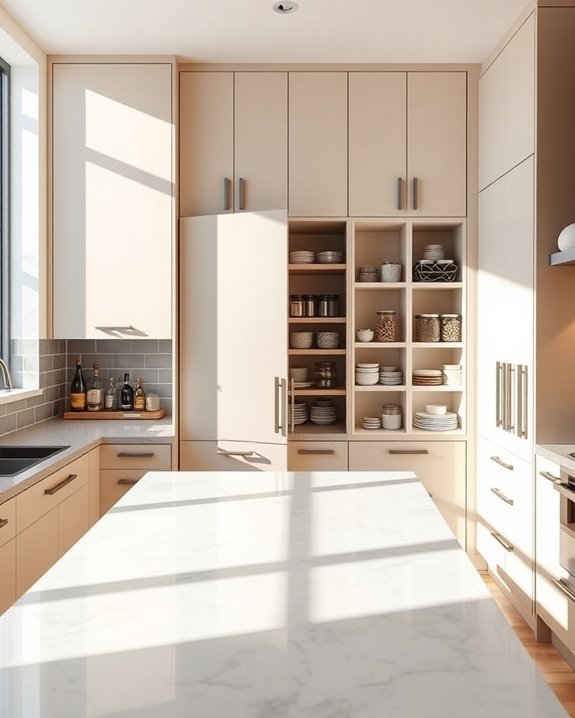 hidden kitchen storage solutions