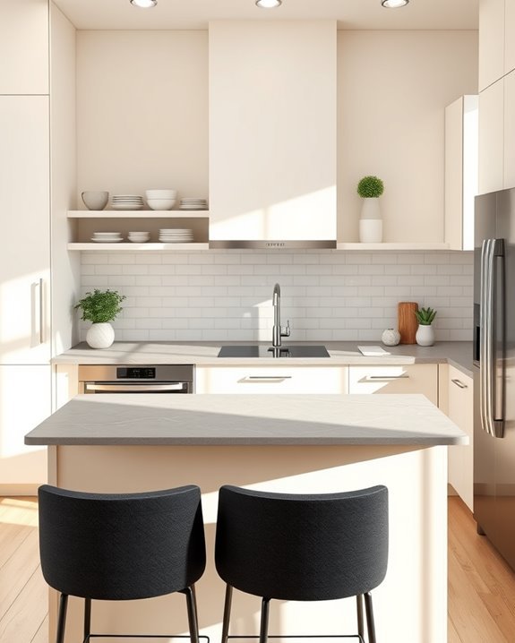 high contrast kitchen decor ideas